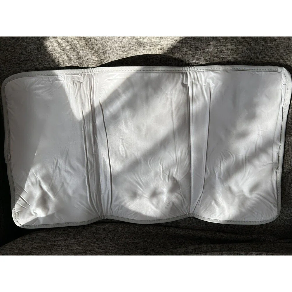 Laura Ashley Baby Gray Floral Diaper Bag Tote Changing Pad Pockets